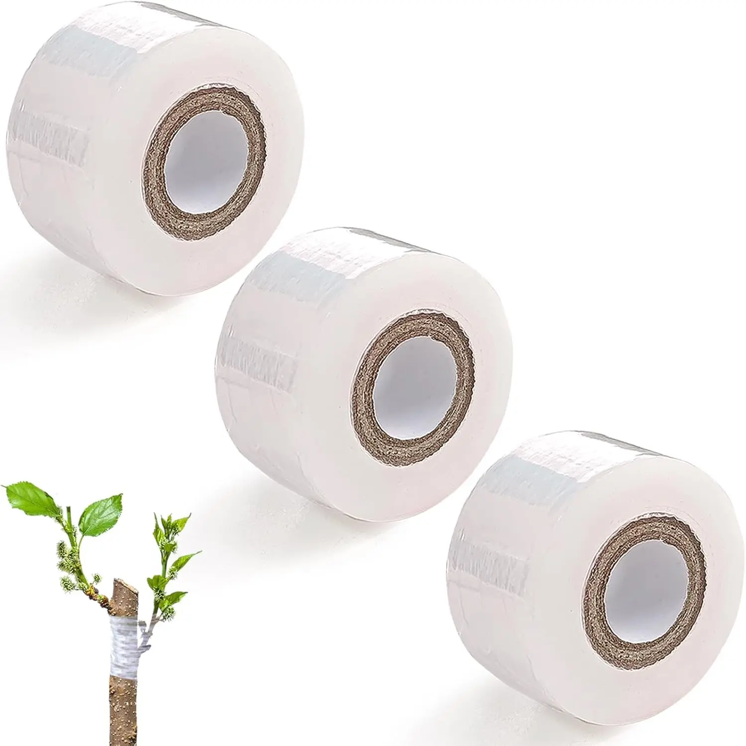 3 Pack Stretchable Plant Grafting Tapes Garden Repair Grafting Film for Broken Stem Perfect for Fruit Floral Tree and Plants