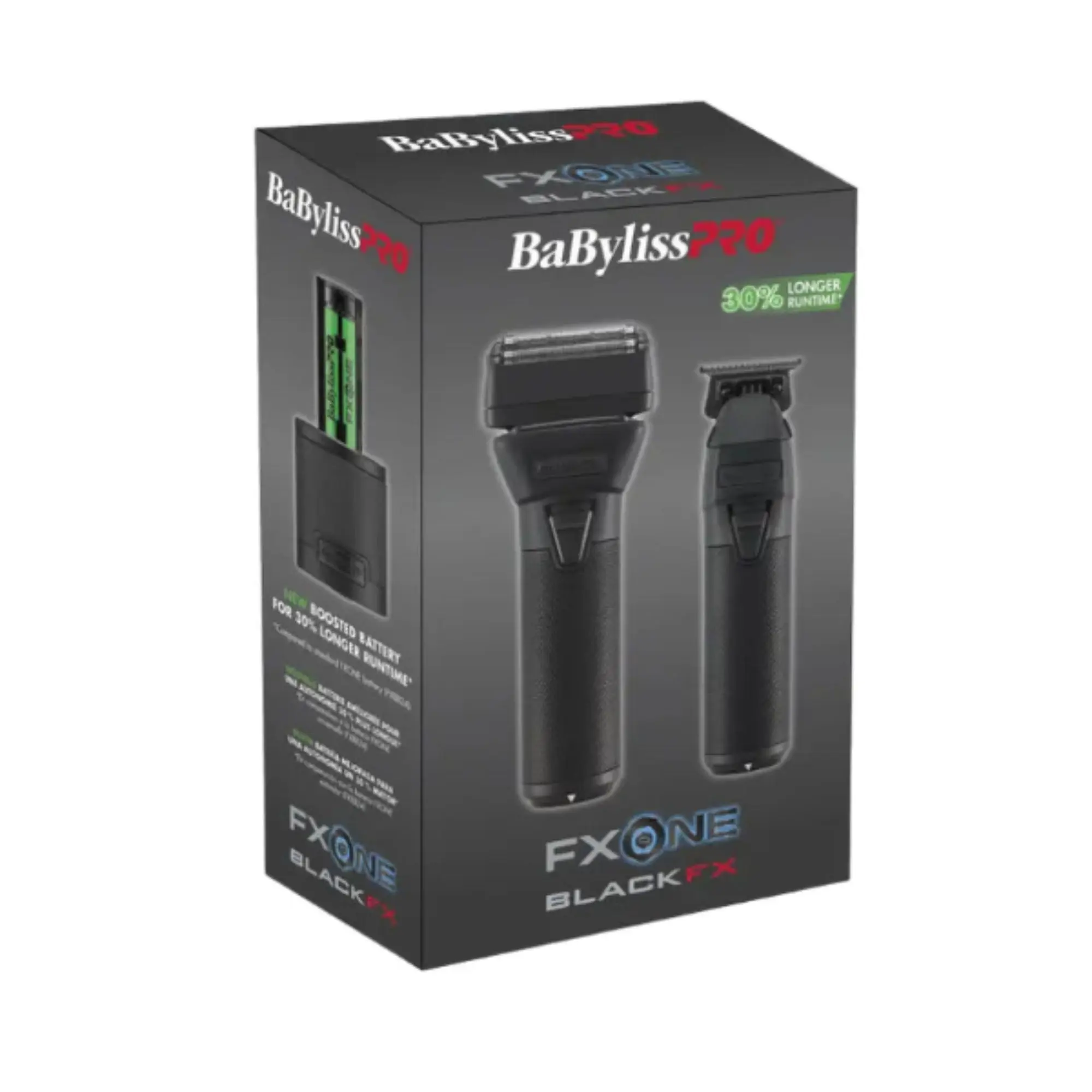 BaBylissPRO FXONE BLACKFX All-Metal Shaver & Trimmer Prepack #FX1FSTMBPK