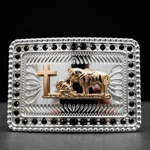 Belt Buckle Silver Plated