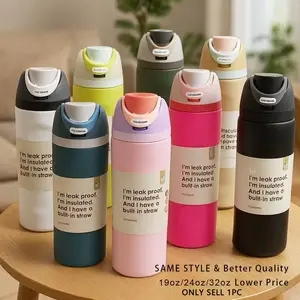 Stainless Steel Vacuum Cup Thermal Flask 32oz/19oz, 8 Colors Insulated Mug, Non-Slip Design, Ideal for Home Kitchen Office, Wedding Party Gift