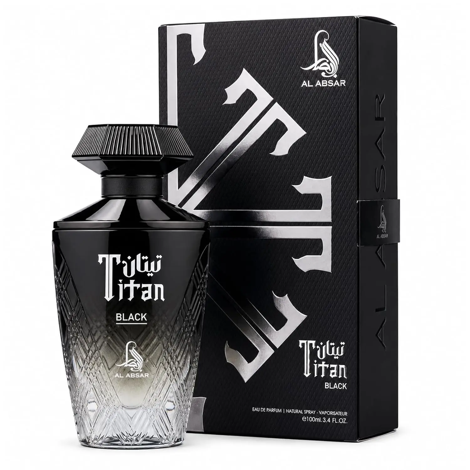 Titan Black Luxury Eau De Parfum 100ML for Men Edp Fragrance Black Spray Perfume