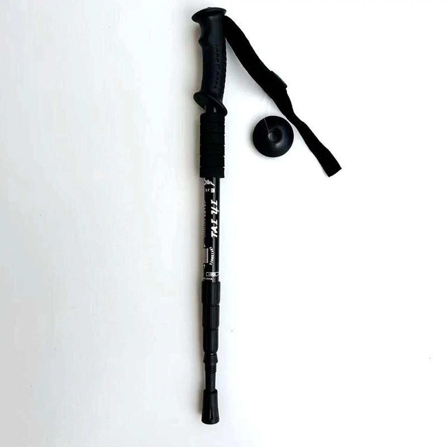 Outdoor trekking poles Folding aluminum alloy four ultra-light telescopic walking sticks hiking trekking crutches Collapsible Alloy Stick Hiking Essentials Hiking Gear