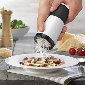 Stainless Steel Multi-Function Rotary Cheese Grater and Slicer, Durable Design, Efficient Grinding, Cooking Essential, Kitchen Tool