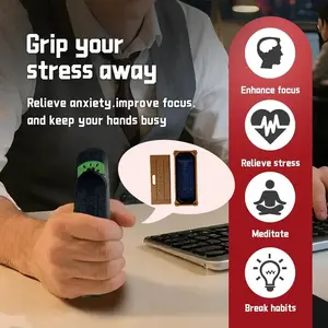 Sensory Pain Stim Fidget Toys for Adults & Teens, Stress Relief Gadgets, Anxiety & Stress Relief Items, 3D Printed Tactile Toy, Designed for Fun & Relaxation, Fidget Slider, Fidget Toys Adults