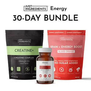 Just Ingredients Energy Bundle - Brain + Energy Boost Blood Orange - Creatine - NAD+