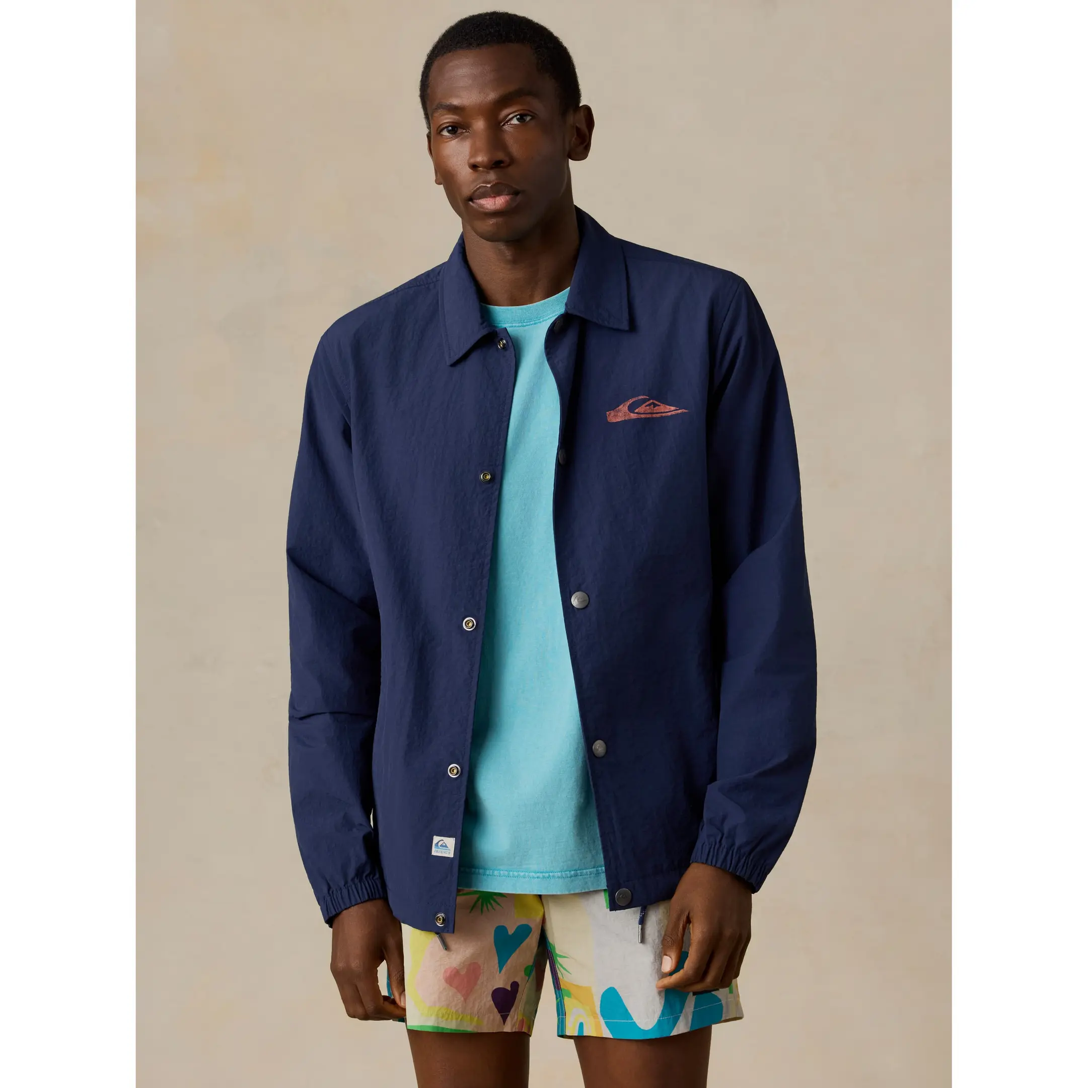 FAHERTY X QUIKSILVER COACHES JACKET - HUNTINGTON NAVY Classic Coats