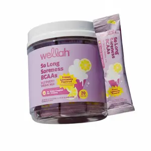 Wellah BCAAS + Electrolytes | Branch Chain Amino Acid Supplement | 6g Amino Complex Per Serving | 20 Servings| OTG Recovery Drink for Active Lifestyles