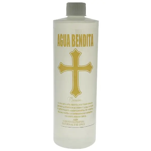 Agua Bendita - Agua Espirtual 16oz Bottle Healing Energy Cleansing Water Household Handheld Antiseptic Disinfectant Liquid Anti Stain Fluid