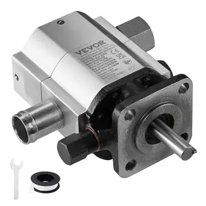 VEVOR Hydraulic Log Splitter Pump, Summervibes,TikTokShopBlackFriday, 11GPM, 2 Stage 3000PSI Wood Log Splitter Pump, 1'' Inlet 1/2'' NPT Outlet 3600 RPM Aluminum Hydraulic Gear Pump, for Small Engine Mounting Log Splitters Snowplow