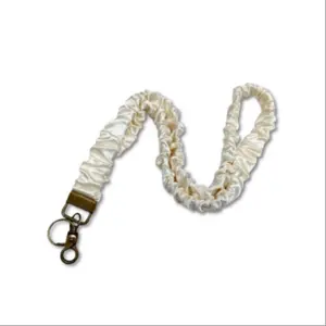 Stretchable Lanyard Soft Low Allergy Fabric Anti-Tangle Design Adjustable Phone Lanyard Perfect for Keys Badges Phones Handmade Good Luck Gift Bag Keychain Crossbody Phone Lanyard