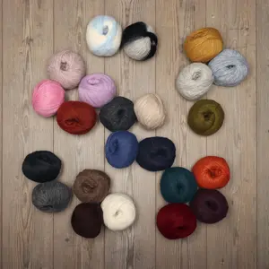 Pullu Baby Alpaca Merino Wool Yarn 3 Skeins Worsted Weight