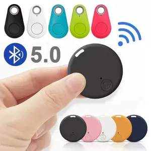 Mini GPS Locator Antilost Alarm Wallet Keychain Smart Tag Bluetooth-Compatible Tracer Keychain Dog Pet Child Tracker Key Finder SEamopar
