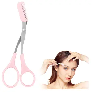 Eyebrow Trimmer with Comb, Eyebrow Grooming Kit, Stainless Steel Eyebrow Shaping Tool, Portable Eyebrow Razor for Home Use, Removal Eyebrow Scissor Shaping Tool for Women,Cosmetic