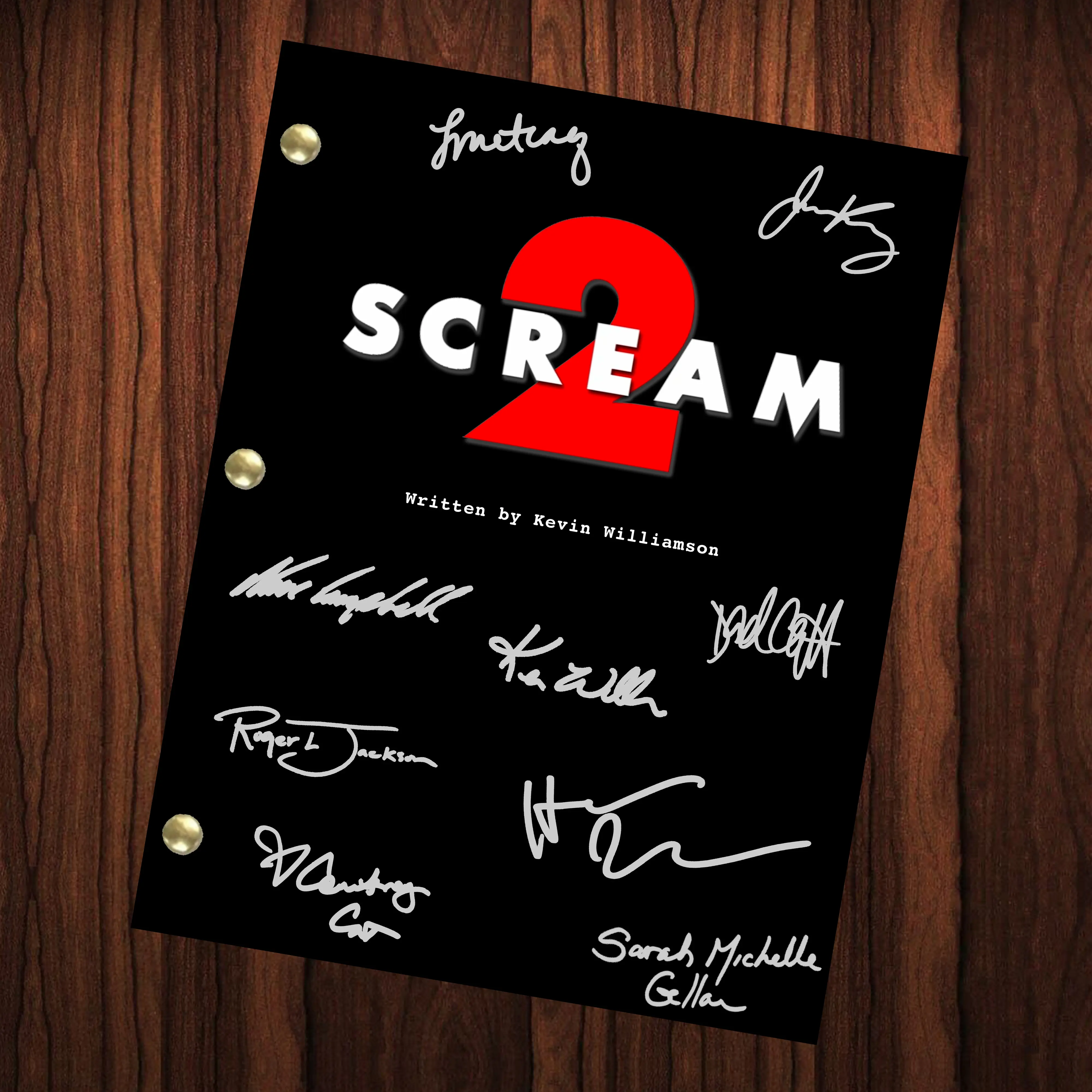 Scream 2 Signed Autographed Script Full Screenplay Full Script Reprint Horror Movie