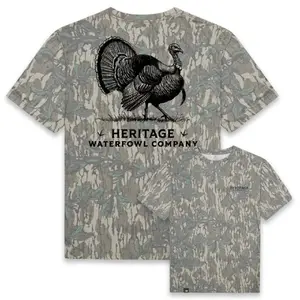 Vintage Unisex Heritage Waterfowl Light Weight Print 3D T-Shirt for Men and Women, Retro Camo Waterfowl 3D T-Shirt, Perfect for Casual Wear, Camo T-Shirt, 3D Camo T-Shirt, 3D Camo Style Tee, 3D Camo Shirt