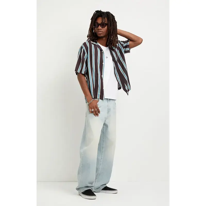 Pacsun Men's Dylan Baggy Jeans Light Wash Tinted
