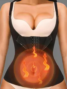 Women's Sport Waist Trainer, Adjustable Strap Body Shaper, Push-Up Bra, Tummy Control, Underwire Design, Comfortable Fit