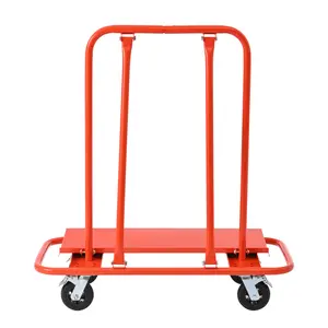 Heavy Duty Drywall Sheet Cart, 3000LBS Load Capacity Steel Panel Dolly, Powder Coated Rust Resistant, with 4 Swivel Casters Wheel, Multi-Purpose Cart for Moving Various Panels