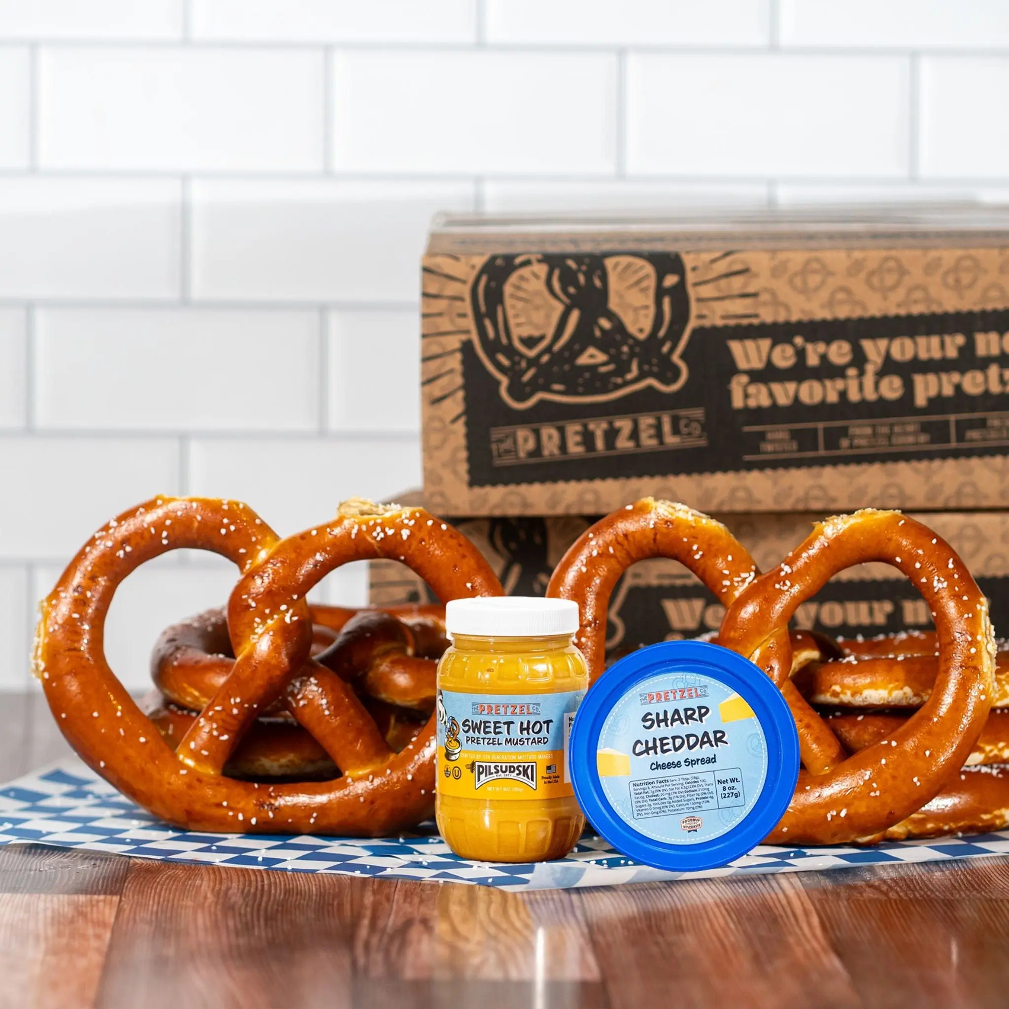 Four (4) additional 6oz Signature Soft Pretzels