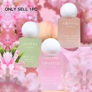 Women's Peach Sakura Perfume Spray, Natural Scent 1.7 Fl.oz, Fruity Sweet Floral, All-Day Fresh Floral Fragrance, Long-Lasting Light Scented Water