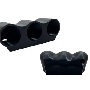 Universal Triple Gauge Pod Meter Mount 52mm Pod Black