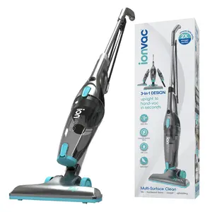 Ionvac ZipVac Corded Stick Vacuum, Multi-Surface 3-in-1 Upright/Handheld Vacuum Cleaner, Model #8842