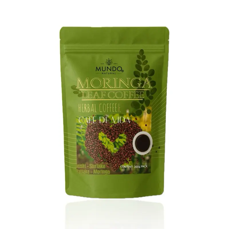 Moringa Herbal Coffee/ Moringa Cafe Arabic Coffee plant based - black coffee Premium Mushroom Arabica Coffee Blend Organic