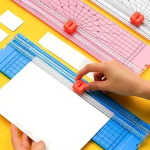 Portable A4 Paper Cutter, 1 Count Single-way Sliding Paper Cutter, Easy To Cut, Office Cutting Supplies for Home School Dormitory