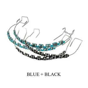 Temporary Tooth Decoration with Metal Wires, Metal Brackets & Orthodontic Ligatures Orthodontists & Dental Students - Props Oral