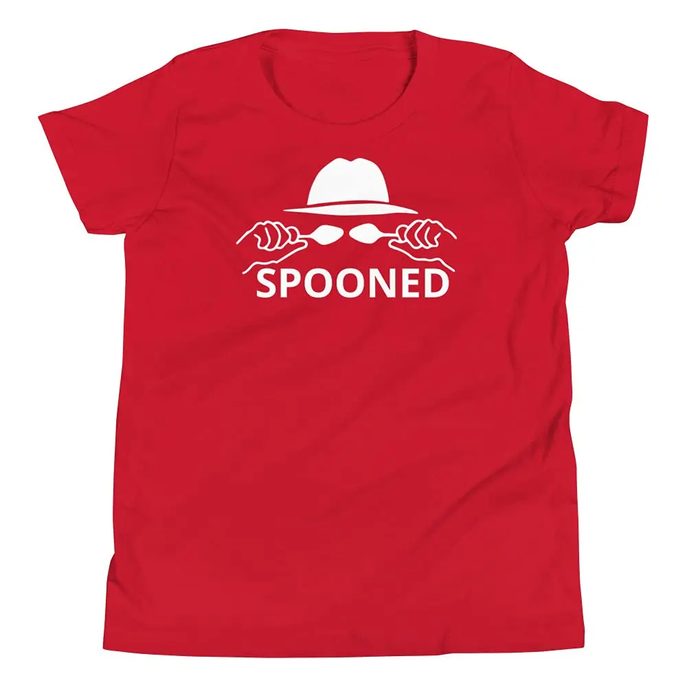 SPOONED - Youth Short Sleeve T-Shirt Red