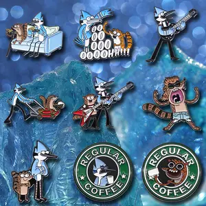 9PCS cartoon anime character alloy pins, suitable for single items on backpacks and clothing, suitable for men and women's daily travel wear, exquisite gifts for family and friends are very suitable as gifts Drop Set Pins Badge