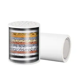 18 Stage Shower Filter Replacement Cartridge without Filter, Showerhead Filter Replacement, 1 Count Easy to Replace Filter Accessories for Bathroom & Household, Summer Essentials, Bathroom Accessories, Shower Products, Water, Sediment Carbon Filter