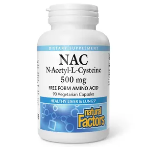 Natural Factors N-Acetyl-L-Cysteine 500 mg