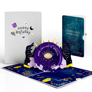 Magical Birthday Pop-Up Card and Capricorn Zodiac Sentiment Set