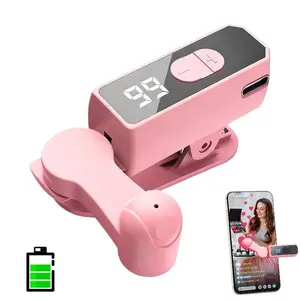 Portable Auto Clicker for Smart Phone Rechargeable version Automatic Clicker for tiktok live Built-in Battery with Strong Battery Life 2026  upgraded Auto Tapper for Gaming Likes & Reward Tasks (Pink)