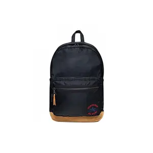 Converse Unisex Polyester Backpack - Spacious, Sporty Black Functional Luggage Bag