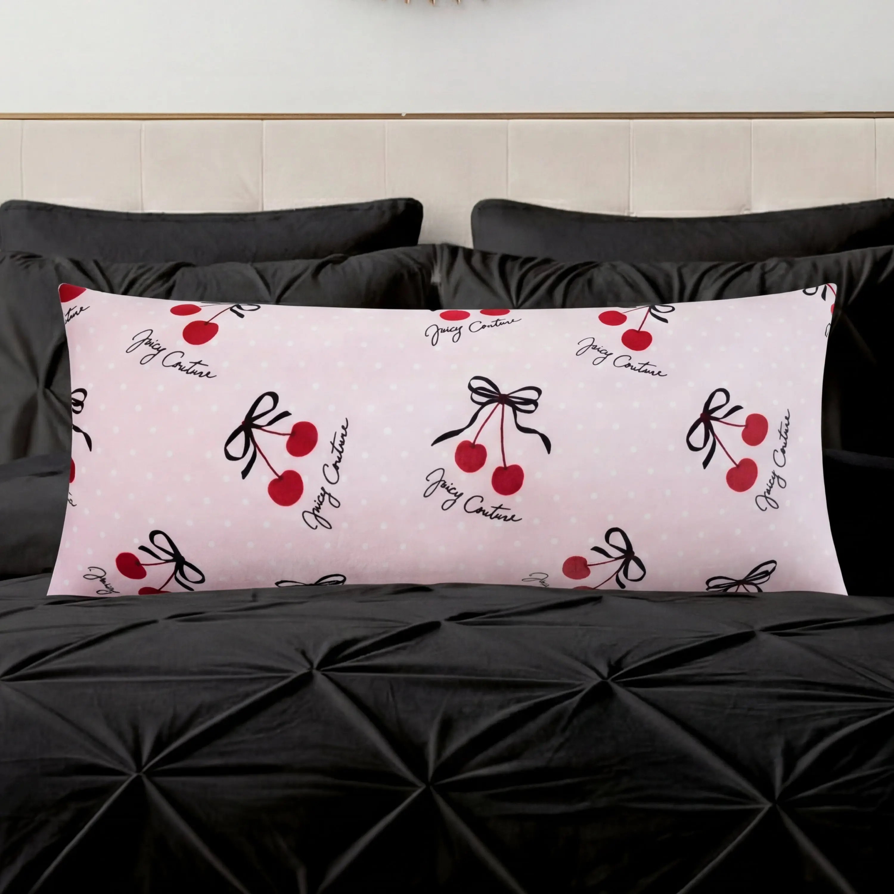 Juicy Couture Plush Body Pillow
