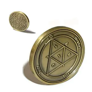 Third Pentacle of Mars Coin – Solomonic Mars Seal, 72 Names of God