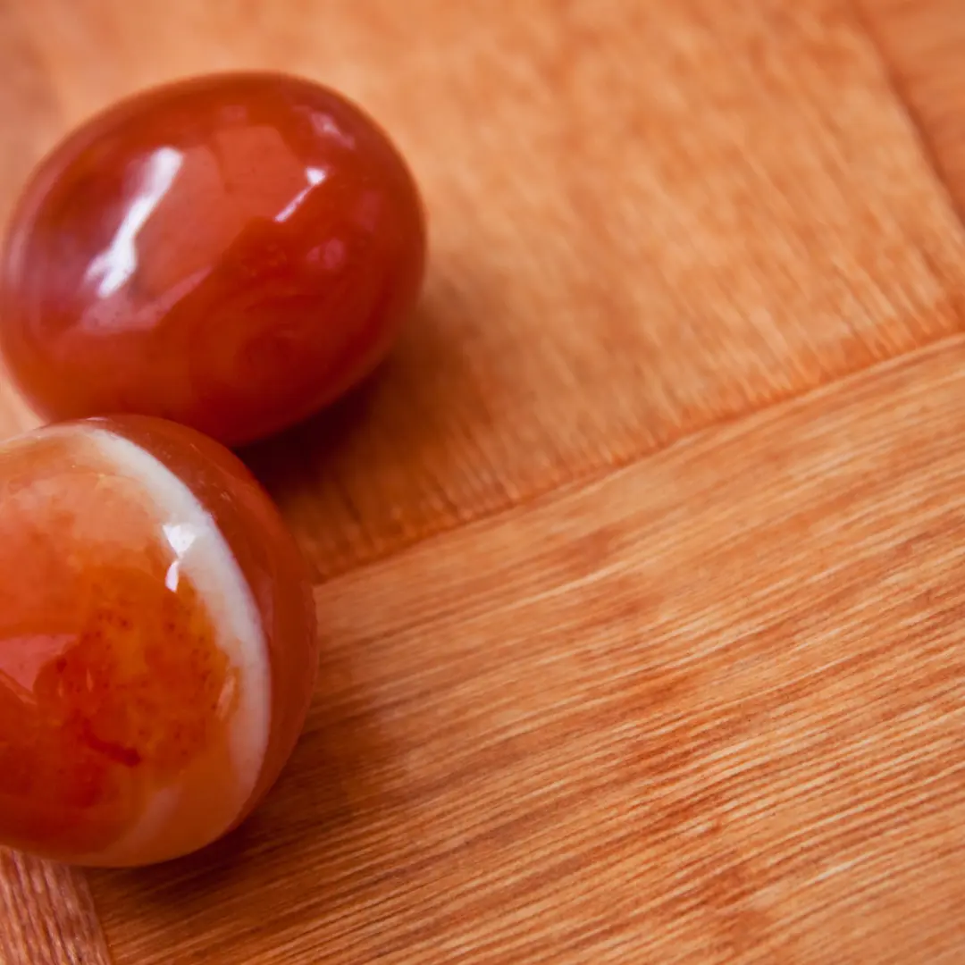 Carnelian Yoni Egg - Natural Carnelian Stone for Your Needs