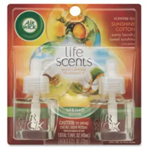 Reckitt Benckiser  AirWick Scented Oil Warmer Refill- Clear - 2 Per Pack