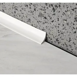 Flexible, Peel and Stick Wall Molding Trim, Caulk Strip, Self Adhesive Corner Moulding Trim for Ceiling, Backsplash, Tile Edge, Countertops, Baseboard, Floor and , 3/5in(W) x 10ft(L), White