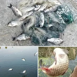 Reinforced Woven Floating Cast Net with Even Weighted Sinkers for Full Wide Spread, Ideal for Lake River Pond and Boat Fishing
