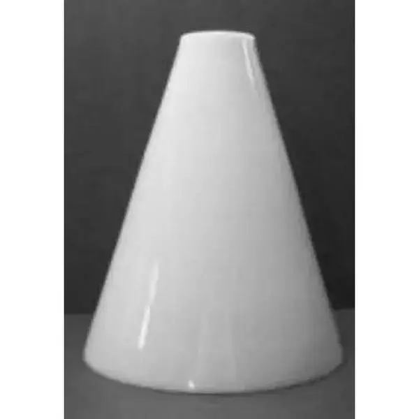 11223 White Glass Cone Lamp Shades