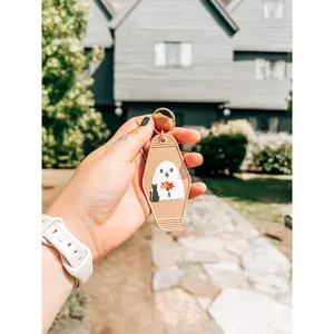 Boo Motel Keychain