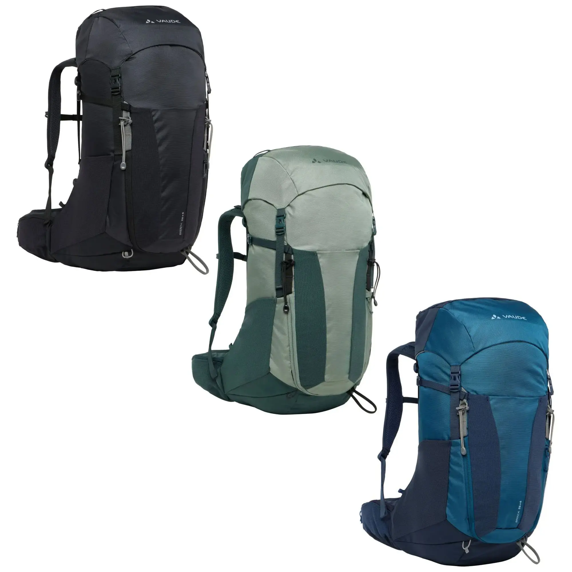 Vaude Brenta 36+6 Men's Durable Outdoor Hiking Backpack, Hiking Trekking Rucksack, Multi Compartment Fashion Rucksack for Men's Luggage & Bags, Multi Compartment Backpack