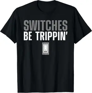 Electrician Art For Men Women Electrical Switch Electrician T-Shirt Graphic tees