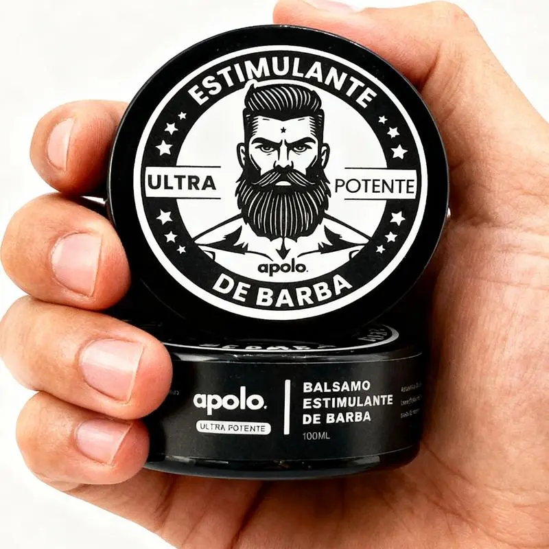 Apolo Ultra Nourish Beard Conditioning Balm 100ML | Men Daily Beard Grooming, Creates Fuller & Thicker Beard Appearance