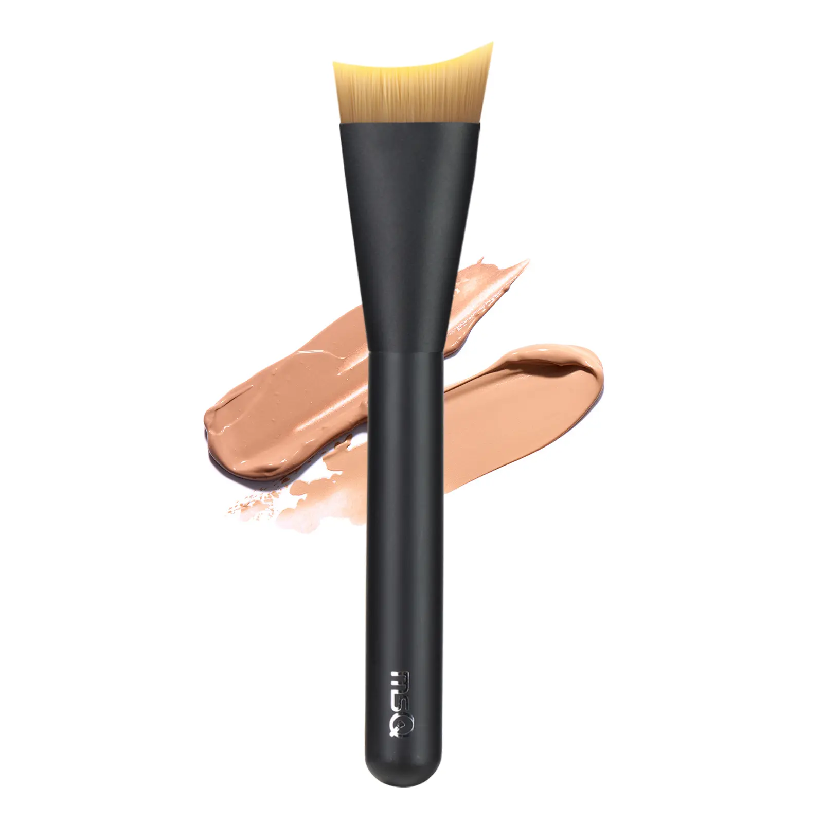 Slanted tail foundation brush