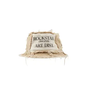 Ivo Beige Patchwork Bucket Hat