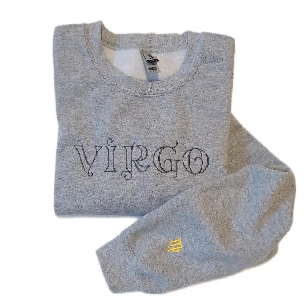 Zodiac Sweatshirt Aries Taurus Gemini Cancer Leo Virgo Libra Scorpio Sagittarius Capricorn Aquarius Pisces